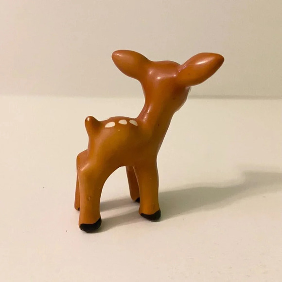Vintage Small  Ceramic Deer Fawn Figurine 2.25 Inch Tall Germany Figure - Picture 14 of 15